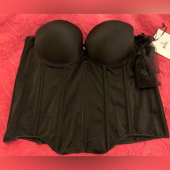 NWT PLUS SIZE Corset by COQUETTE DIVA w/garter & shoulder strap options - Picture 6 of 12